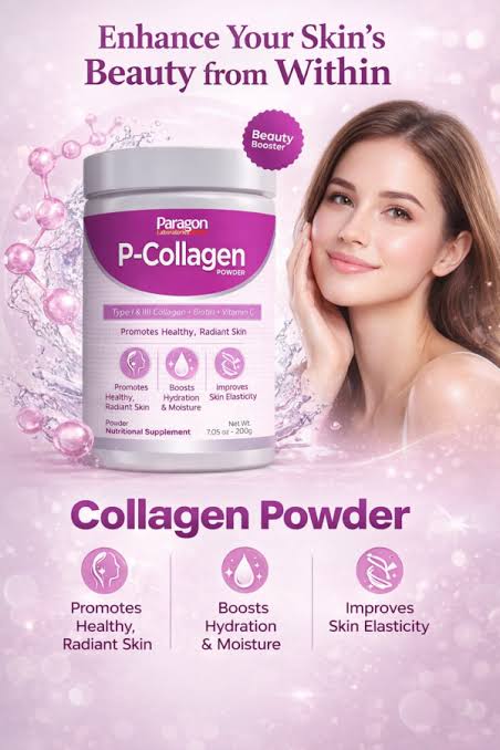 P - Collagen Powder For Skin, Hair, Nails & Joints